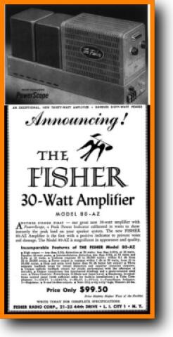 Fisher 80-AZ Tube Amplifier Main Article - PDF & Tech Help* | English
