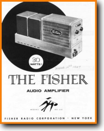 Fisher 80-AZ Tube Amplifier Main Brochure - PDF & Tech Help* | English