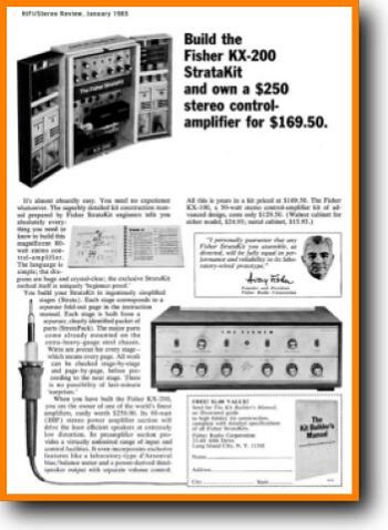 Fisher KX-200 Tube Amplifier Main Article - PDF & Tech Help* | English