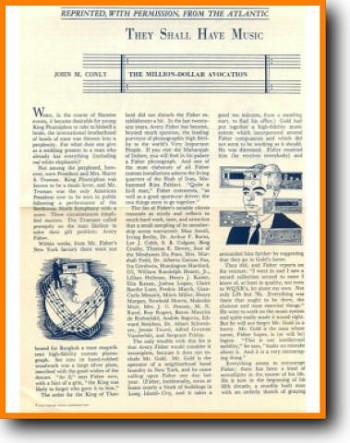 Fisher Shall-Have-Music Sales Literature Main Article - PDF & Tech Help* | English
