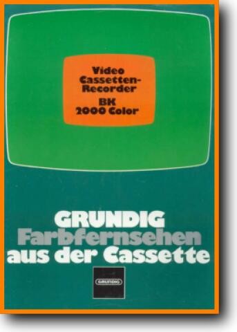 Grundig BK-2000 VCR Main Brochure - PDF & Tech Help* | German