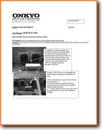 Onkyo Unknown Tape Player Addendum - A Technical Manual - PDF & Tech Help* | English