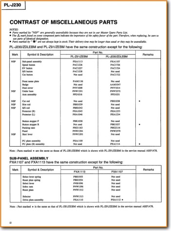 Pioneer PLJ-230 Turntable Record Player Main Technical Manual - PDF & Tech Help* | English