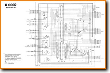 Teac X-1000-R Tape Player Addendum - A Schematics - PDF & Tech Help* | English