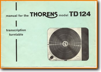 Thorens TD-124 Turntable Record Player Addendum - D User Book - PDF & Tech Help* | English