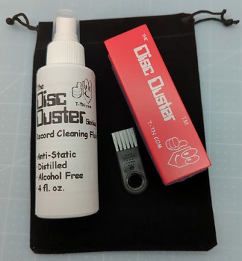 Disc Duster Vinyl Record Care Cleaning System - 4 Oz Antistatic Cleaning Fluid